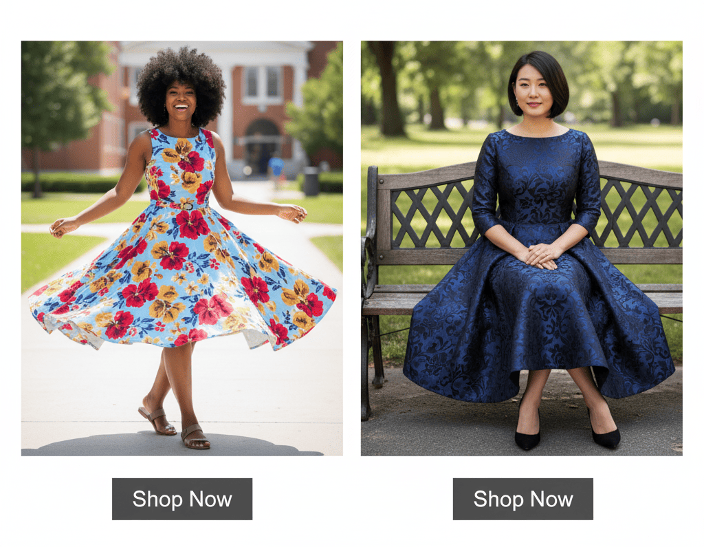 Fit-and-Flare Dresses