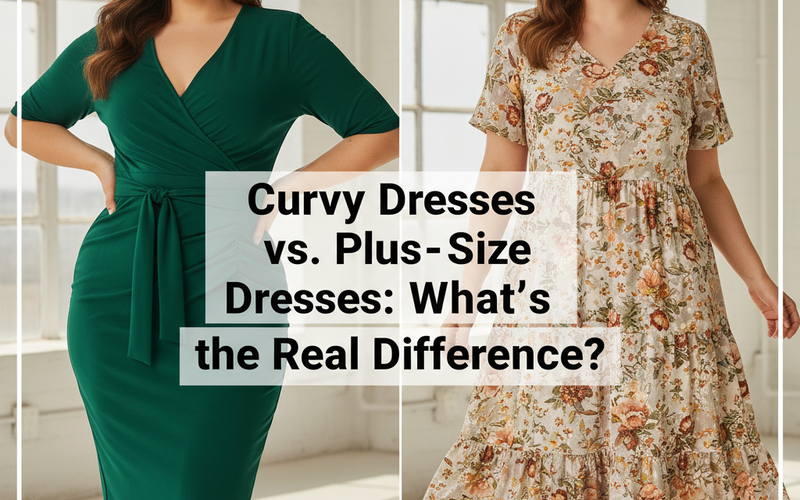 Curvy dresses vs plus size dresses