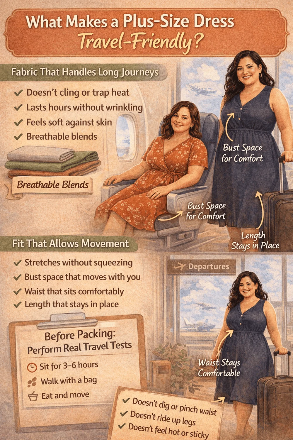 Travel-Friendly Plus-Size Dresses