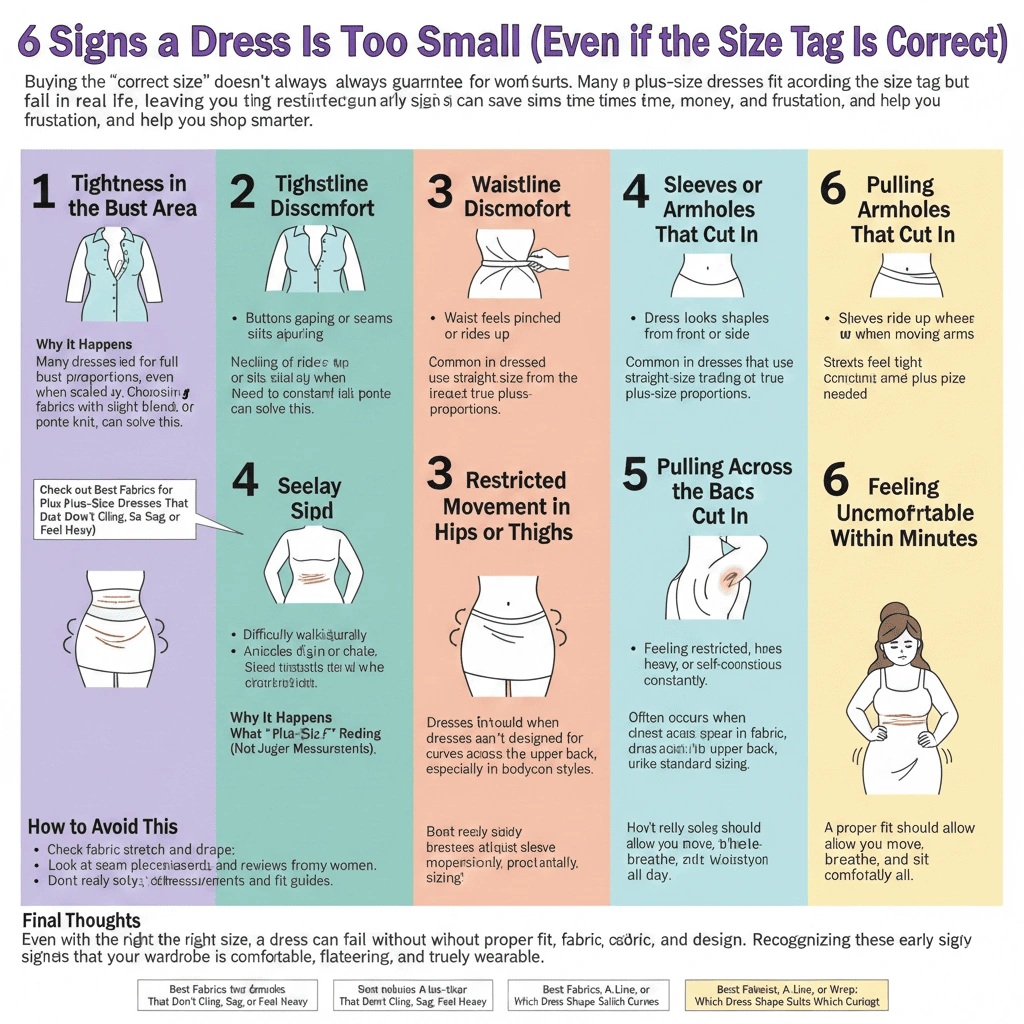 6 Signs a Dress Is Too Small (Even if the Size Tag Is Correct)